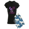 thumbnail image 1 of CafePress - Fabulous 18Th Birthday For Girls Women's Dark Paja - Women's Dark Pajamas, 1 of 1