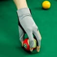 thumbnail image 3 of Open Finger Billiard Pool Gloves Adjustable Sticker Polyester Snooker Billiards Gloves Lightweight Reusable Training Accessories Blue, 3 of 6