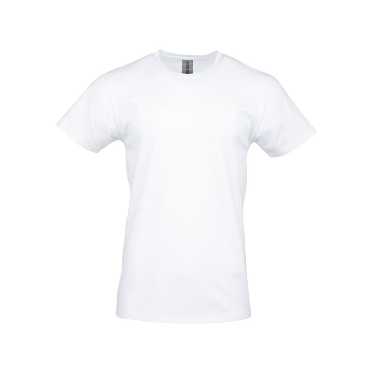 Blacken målbar Manhattan Gildan Adult Short Sleeve Crew T-Shirt for Crafting - White, Adult Sizes S  - 3XL, Soft Cotton, Classic Fit, 1-Pack Blank Tee - Walmart.com
