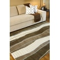 thumbnail image 6 of Hauteloom Alanreed Wool Living Room, Bedroom Area Rug - Contemporary - Dark Brown, Sage - 2' x 3', 6 of 7