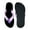 Purple, variant on NORTY Women's Thong Flip Flop Sandal for Beach, Pool and Everyday - Runs Two Sizes Small 42353-6B(M)US (Coral)