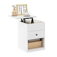 thumbnail image 5 of Furinno Jensen Lift Top Nightstand, Solid White, 5 of 9