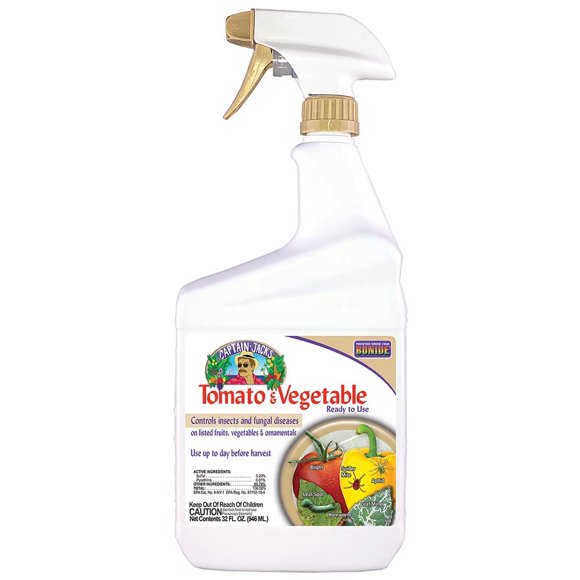 Pesticida Bonide Captain Jack's Spray para tomates y verduras 946 ml