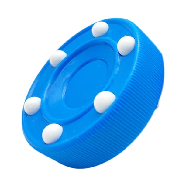 Hociapuck, pelota de entrenamiento de suelo, ayuda de entrenamiento multifuncional, para uso en exteriores. Azul