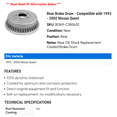 thumbnail image 2 of Rear Brake Drum - Compatible with 1993 - 2002 Nissan Quest 1994 1995 1996 1997 1998 1999 2000 2001, 2 of 2