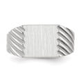 thumbnail image 4 of Bague Chevalière en Or Blanc 14K, 4 of 5