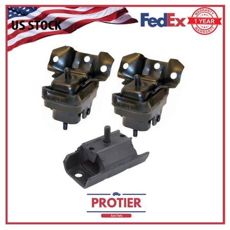 Engine & Trans Mount Set 3PCS For Ford Passenger Car Focus L4 2.0L 122ci 2008-2015