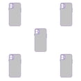 thumbnail image 3 of Tholdsy Funda de teléfono acrílica a prueba de golpes, protector de teléfono móvil de color de contraste, reemplazo para 11 Pro Max, morado morado claro iPhone11PROMAX 5piezas, 3 of 6