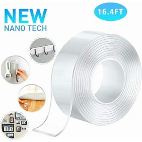 16 5ft 5m Double Sided Tape Heavy Duty Multipurpose Wall Tape Adhesive Strips Removable Mounting Tape Washable Strong Sticky Transparent Tape Gel For Paste Items Walmart Com Walmart Com