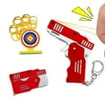 thumbnail image 2 of Dyfzdhu Mini Jouets Modèles Ressorts en Caoutchouc, Mini Jouet Pliant en Métal, Porte-Clés de Sport Extérieur, 2 of 5