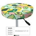 thumbnail image 4 of Fotbe Avocado Stool Covers Round,Waterproof Round Bar Stool Covers Bar Chair Covers Washable Stool Cushion Slipcover for 12-14 Inch Chair-, 4 of 7