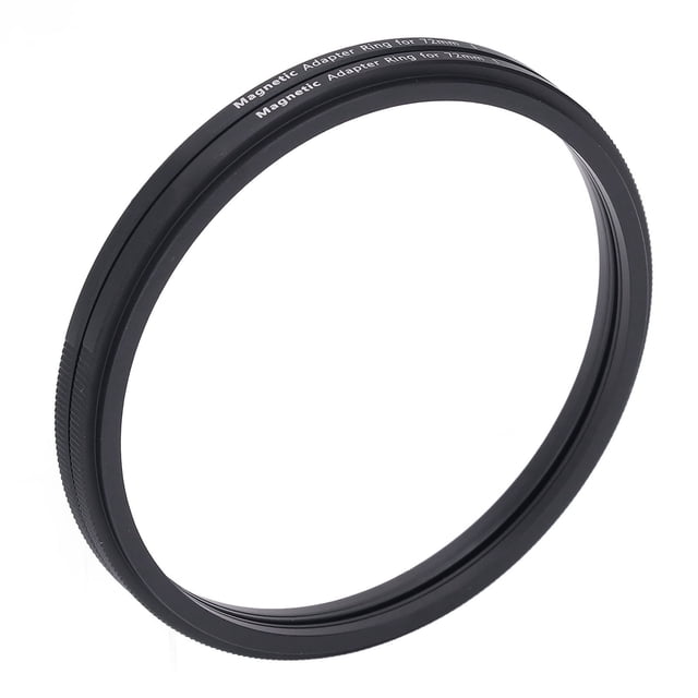 Anillo Adaptador De Filtro De Lente De Cámara, Adaptador De Anillo De Filtro De Rosca Estándar De 72 Mm, Magnético Ligero Para Fotografía