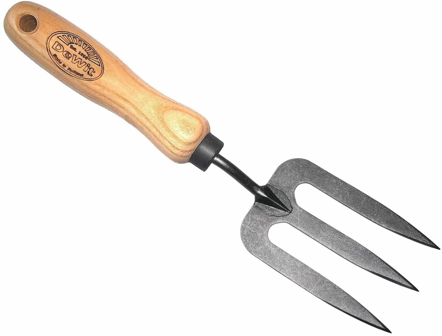 DeWit 31-3333 3 Piece Garden Essential Tool Kit, Trowel, Hand Fork, and 3 Tine Cultivator in Gift Box