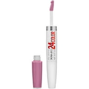 Maybelline Super Stay 24 2-Step Liquid Lipstick Makeup, Lasting Lilac, 1 kit