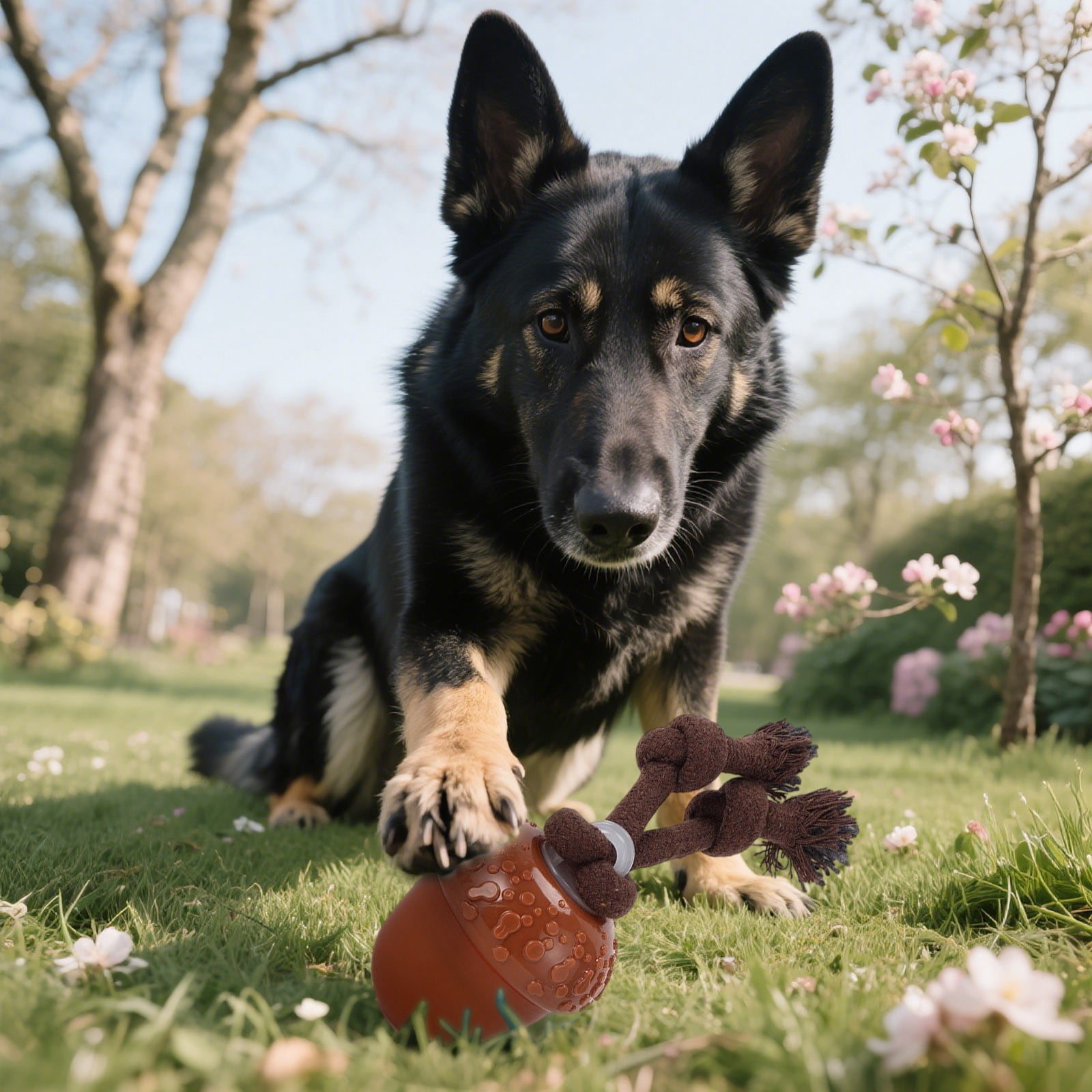Interactive Dog Toys for All - 2025 Motion Activated Rolling Toy with LED Light Rechargeable Design for Unforgettable Indoor