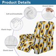 thumbnail image 5 of Xoenoiee Sunflower Stripe Print Recliner Slipcovers with Arms 4 Pieces Lazyboy Recliner Chair Cover Non Slip Recliner Covers with Storage Pockets Furniture Protector for Living Room, 5 of 7