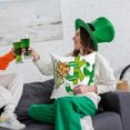 thumbnail image 1 of Decoraciones del Día de San Patricio, funda de almohada de 17,72 pulgadas, funda de cojín para sofá, sala de estar, funda de almohada decorativa, funda de almohada de poliéster para decoraciones del D, 1 of 6