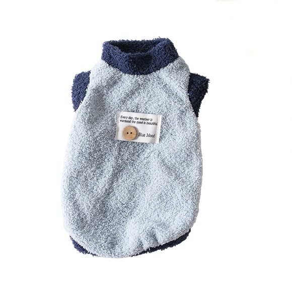 Small Dog Sweaters Plush Pet Tee for Dogs & S | Cute Dog T-Shirt and Shirt for Everyday Comfor (Sky Blue, Small)a M