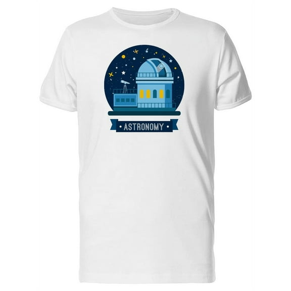 Blue Telescope Astronomy Tee Men's -Image by Shutterstock