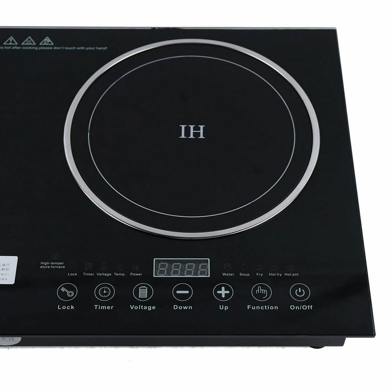 Wuzstar 2600W Electric Induction Ceramic Cooktop 2 Burners Cooker Stove  Cooktop Electric Hob Cook Top Stove 