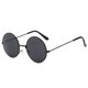 thumbnail image 1 of 1Pcs Motorcycles Driving Retro Vintage Sunglasses Round Metal Sunglasses Men Women Fashion Glasses Driver Goggles Brand DesignerGold frame3 He Qiyong unisex, 1 of 1