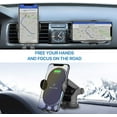 thumbnail image 2 of Car Wireless Charger Mount Dashboard Air Vent for Motorola Moto G Stylus 5G (2024)/G Stylus 5G (2025) - Holder Fast Charge Auto Sensor Dock Cradle 10W and 7.5W, 2 of 10