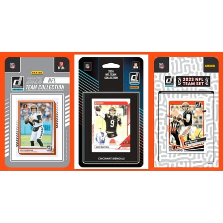 2025 2024 2023 Donruss 3 Sealed Team Sets Bengals Joe Burrow Chase