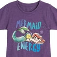 thumbnail image 3 of Disney Princess - Ariel Mermaid Energy - Toddler & Youth Girls Short Sleeve Graphic T-Shirt, 3 of 5