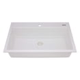 thumbnail image 6 of Ruvati RVG1631WH 31 in. Epi Cube Granite Composite Workstation Drop in Top Mount Kitchen Sink, Matte White, 6 of 7