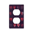 thumbnail image 3 of IAUYY Retardant PC Material Duplex Outlets Switch Plate Covers Easy DIY Installation with Screws Light Switch Cover Plate Stylish Red, 3 of 9