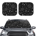 thumbnail image 2 of Fotbe Space Galaxy Juego de 2 Piezas de Parasoles para Parabrisas | Bloqueador Solar para Auto | Accesorios Plegables para Protección Solar Interior-Large, 2 of 6