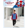 thumbnail image 7 of Marvel Spider-Man Boys Hoodies Red Blue Cartoon Allover Print Pullover Tops Ugly Sweatshirts Kids 5-6Y, 7 of 7
