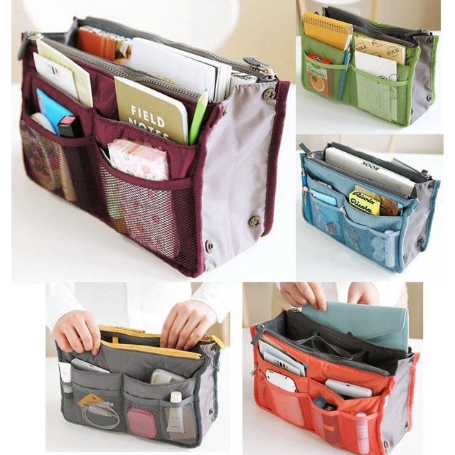 New Travel Insert Handbag Organiser Purse Large liner Organizer Bag