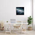 thumbnail image 2 of Stupell Industries Foggy Full Moon Night Sky Landscape Painting Gray Framed Art Print Wall Art, 2 of 7