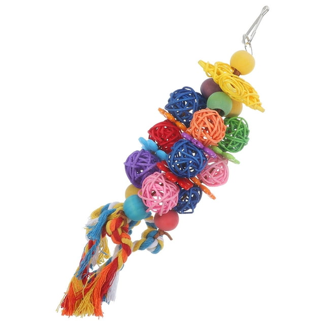 Shisuyan Parrot Chewing Toy Parrot Teething Toy Birds Teeth Grinding Plaything Parrot Biting Toy