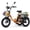 ORANGE, variant on Electric Tricycle for Adults, Fat Tire Folding Trike, Peak 700W Step-Thru Etrike with Removable Battery and Large Basket