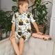 thumbnail image 4 of Balery Honey Bee Insect Conjunto de Pijama Infantil de Manga Corta con Estampado – Ropa de Dormir de Algodón Suave-X-Large, 4 of 6