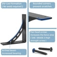 thumbnail image 2 of Heavy Duty Shelf Brackets , Max Load 1100 Lbs, 2 of 5