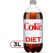 Diet Coke Diet Soda Pop, 3 Liters Bottle