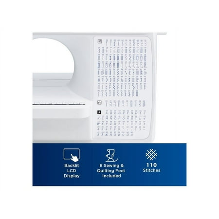 Brother XR9550 Sewing and Quilting Machine with LCD, Wide Table, 8-Sewing Feet