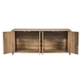 thumbnail image 2 of Cat Litter Box Enclosure for 2 Cats, Litter Box Furniture Hidden with Double Rooms, Wooden Cat Box Cabinet Fit Most of Litter Box, 47.2"L x 18.5"W x 19.7"H, Greige, 2 of 6