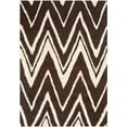 thumbnail image 1 of Safavieh Cambridge 2'6" X 8' Hand Tufted Wool Rug in Brown and Ivory, 1 of 7