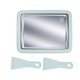 thumbnail image 2 of Máquina para hacer platos de helado con placa de sartén fría, máquina enrollada de helado multiusos portátil de acero inoxidable, hecha en casa para Verde Macarena Sartén para hacer yogurt, 2 of 8