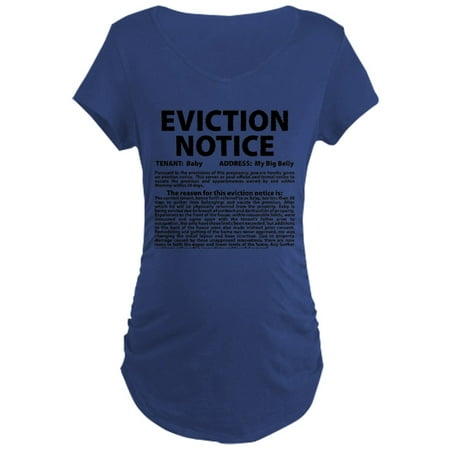 

CafePress - Baby Eviction Maternity T Shirt - Maternity Dark T-Shirt