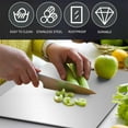 thumbnail image 6 of Pure Cut Titanium Cutting Board, Titanpro Cutting Board for Kitchen, Purecut Knife-Friendly Cutting Boards Durable, Non-porous and Easy to Clean (S: 11.4 * 7.87in), 6 of 7
