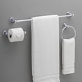 thumbnail image 2 of Franklin Brass Kinla 3-Piece Bath Hardware Towel Bar Accessory Set, Polished Chrome, 2 of 6