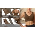 thumbnail image 3 of Rosvigor 3 Pack Sports Bra for Women Seamless Wirefree Bras Women Comfort Bra with Removable Pads, 3 of 6