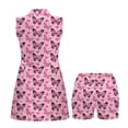 thumbnail image 4 of Yuyamidu Pink Butterfly Tennis Golf Dress Anti Wrinkle Trendy Tennis Dress for Women Build in Shorts with Pockets Womens Golf Outfit Workout Athletic Dresses Size S, 4 of 7