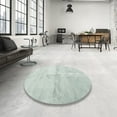 thumbnail image 3 of Ahgly Company Indoor Round Contemporary Light Gray Abstract Area Rugs, 6' Round, 3 of 6