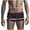 Black, variant on Men's Loose Towel Home Sports Running Solid Boxers Green M